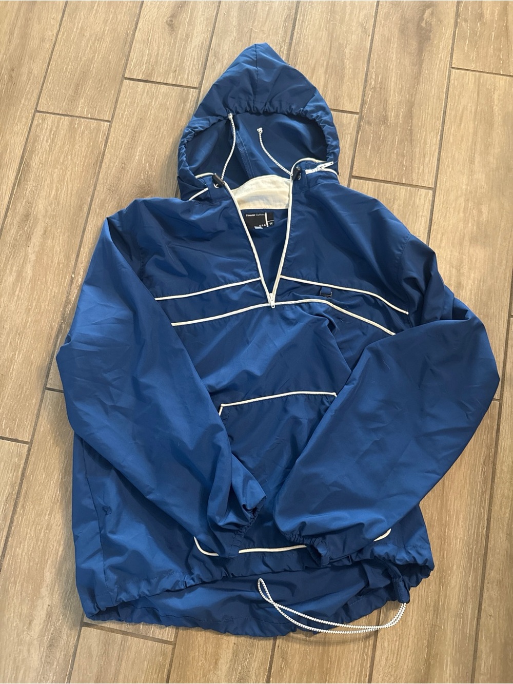 Vintage 90s Counter Culture USA Nylon Anorak Windbreaker Jacket - Size XL